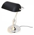 Настольная лампа декоративная LUMINA DECO Banker LDT 305 BK+CHR - фото 4414006