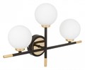 Бра LUMINA DECO Marsiada LDW 6033N-3 BK+F.GD - фото 4414097