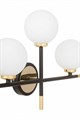 Бра LUMINA DECO Marsiada LDW 6033N-3 BK+F.GD - фото 4414098
