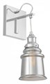 Бра LUMINA DECO Moletti LDW 6844-1 CHR+GY - фото 4414142