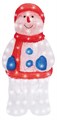 Снеговик световой Снеговик в синих варежках 513-283 - фото 4421936