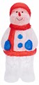 Снеговик световой Снеговик в синих варежках 513-283 - фото 4421937