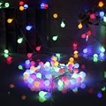 A-002 LED RGB гирлянда светодиодная 10м 100LED c насадками &quot;шарик&quot; - фото 4445079