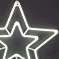 A-965 WT фигура &quot;Звезда&quot; из гибкого неона D50 см - фото 4446807