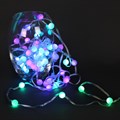 A-966 RGB гирлянда светодиодная SMART 10м, 66LED, насадки &quot;Шарик&quot;, прозрачный шлейф, USB, ПДУ - фото 4446855