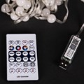 A-966 RGB гирлянда светодиодная SMART 10м, 66LED, насадки &quot;Шарик&quot;, прозрачный шлейф, USB, ПДУ - фото 4446858