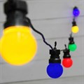A-967 MIX гирлянда светодиодная 5м, 10LED, насадки &quot;Шарик&quot;, чёрный провод - фото 4446863