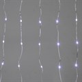 A-963 WT светодиодный занавес 2х2м, 160 LED &quot;Капля&quot;, прозрачный шлейф, с контроллером - фото 4446889