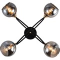 Люстра потолочная Reluce E27 01337-0.3-04 BK+FGD - фото 4449081
