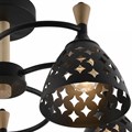 01515-0.3-03 BK+WOOD светильник потолочный - фото 4449154