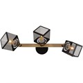 01591-3.3-03B BK+FGD+WOOD светильник потолочный - фото 4450613