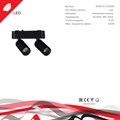 13005-9.3-002UR magnetic LED2x5W BK - фото 4452870 13005-9.3-002UR magnetic LED2x5W BK - фото 4452870