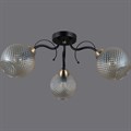 Люстра потолочная ILLUMICO E14 IL0190-3CSQ-79 BK AB - фото 4459755
