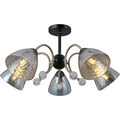 Люстра потолочная ILLUMICO E27 IL0230-5CSQ-29 BK AB - фото 4459786