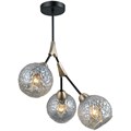 Люстра потолочная ILLUMICO E14 IL0263-3PSQ-79 BK AB - фото 4459863