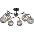 Люстра потолочная ILLUMICO E14 IL0447-6CSQ-79 BK - фото 4460044