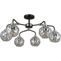 Люстра потолочная ILLUMICO E14 IL0447-6CSQ-79 BK - фото 4460047
