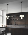 Чёрный подвесной светильник “Маниса” - фото 4465729