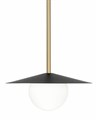 Чёрно-золотой подвесной светильник “Милти” - фото 4465950