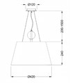 Подвесной светильник Maytoni Bergamo MOD613PL-03W - фото 4578339