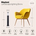 Наземный низкий светильник Maytoni Bronx O576FL-01B - фото 4578549