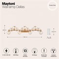 Светильник на штанге Maytoni Dallas MOD547WL-13G - фото 4578928