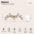 Светильник на штанге Maytoni Dallas MOD547WL-09G - фото 4578940