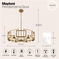 Подвесная люстра Maytoni Bowi H009PL-06G - фото 4579525