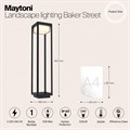 Наземный низкий светильник Maytoni Baker Street O021FL-L10B3K - фото 4579916