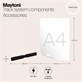 Соединитель линейный для треков Maytoni Accessories for tracks TRA004PC-22B - фото 4580250