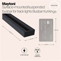 Трек накладной Maytoni Busbar trunkings TRX001-111B - фото 4581485