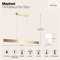 Подвесной светильник Maytoni Step P010PL-L30G4K - фото 4581592