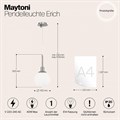 Подвесной светильник Maytoni Erich MOD221-PL-01-G - фото 4581645