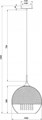 Подвесной светильник Maytoni Fermi P140-PL-170-1-G - фото 4582335
