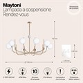 Люстра на штанге Maytoni Rendez-vous MOD109PL-10BS - фото 4582724