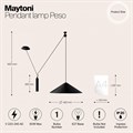 Подвесной светильник Maytoni Peso P080PL-01B - фото 4582964
