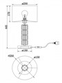 Настольная лампа декоративная Maytoni Talento DIA008TL-01CH - фото 4583567