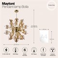 Подвесная люстра Maytoni Bolla MOD133PL-06BS - фото 4583838