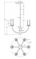 Люстра на штанге Maytoni Arco MOD223PL-06BS - фото 4584368