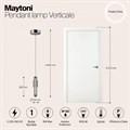 Подвесной светильник Maytoni Verticale MOD308PL-L9CH3K - фото 4584408