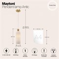 Подвесной светильник Maytoni Antic MOD302PL-01W - фото 4584671