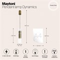 Подвесной светильник Maytoni Dynamics MOD326PL-01MG - фото 4585213