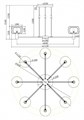 Подвесная люстра Maytoni Vision MOD411PL-08G - фото 4585325