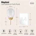 Бра Maytoni Aura MOD016WL-01BS - фото 4585485