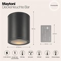 Накладной светильник Maytoni Bar O306CL-L12GF - фото 4585600