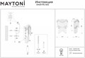 Бра Maytoni Gracia DIA201WL-02G - фото 4585850