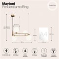 Подвесной светильник Maytoni Ring MOD013PL-04BS1 - фото 4586465