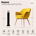 Наземный низкий светильник Maytoni Paso O595FL-L12B3K - фото 4586582