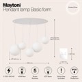 Подвесной светильник Maytoni Basic form MOD321PL-05W1 - фото 4587697