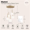 Подвесной светильник Maytoni Basic form MOD321PL-05G1 - фото 4588804